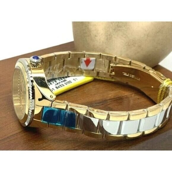 Invicta Women's Watch 28821 Angel Quartz Gold Dial Two Tone Stainless Steel 36mm - Picture 8 of 13